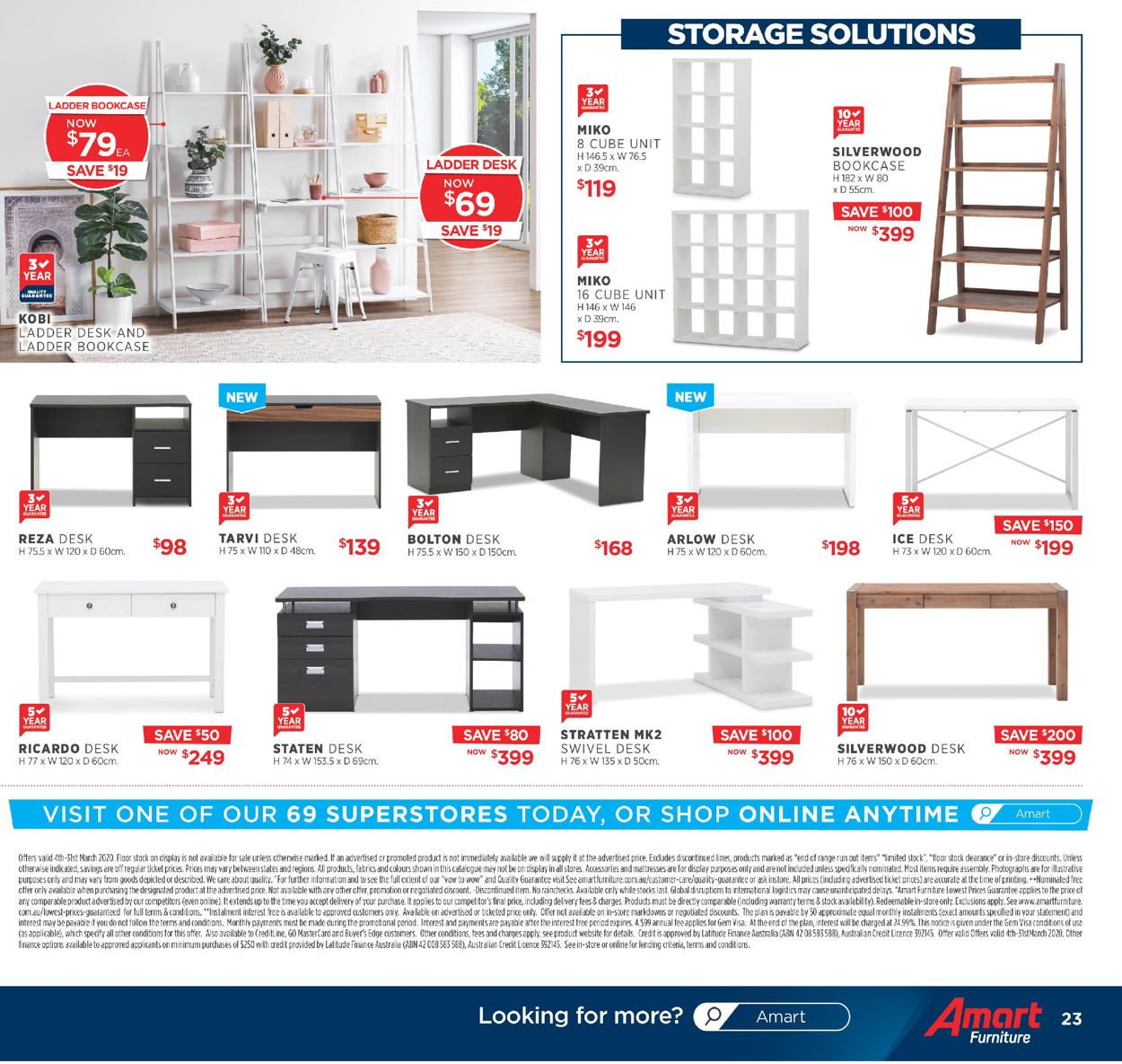 Amart Furniture Catalogue - 04/03-31/03/2020 (Page 23)