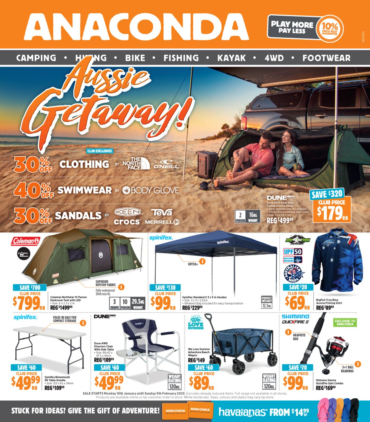 Anaconda Catalogue - 16/01-05/02/2023