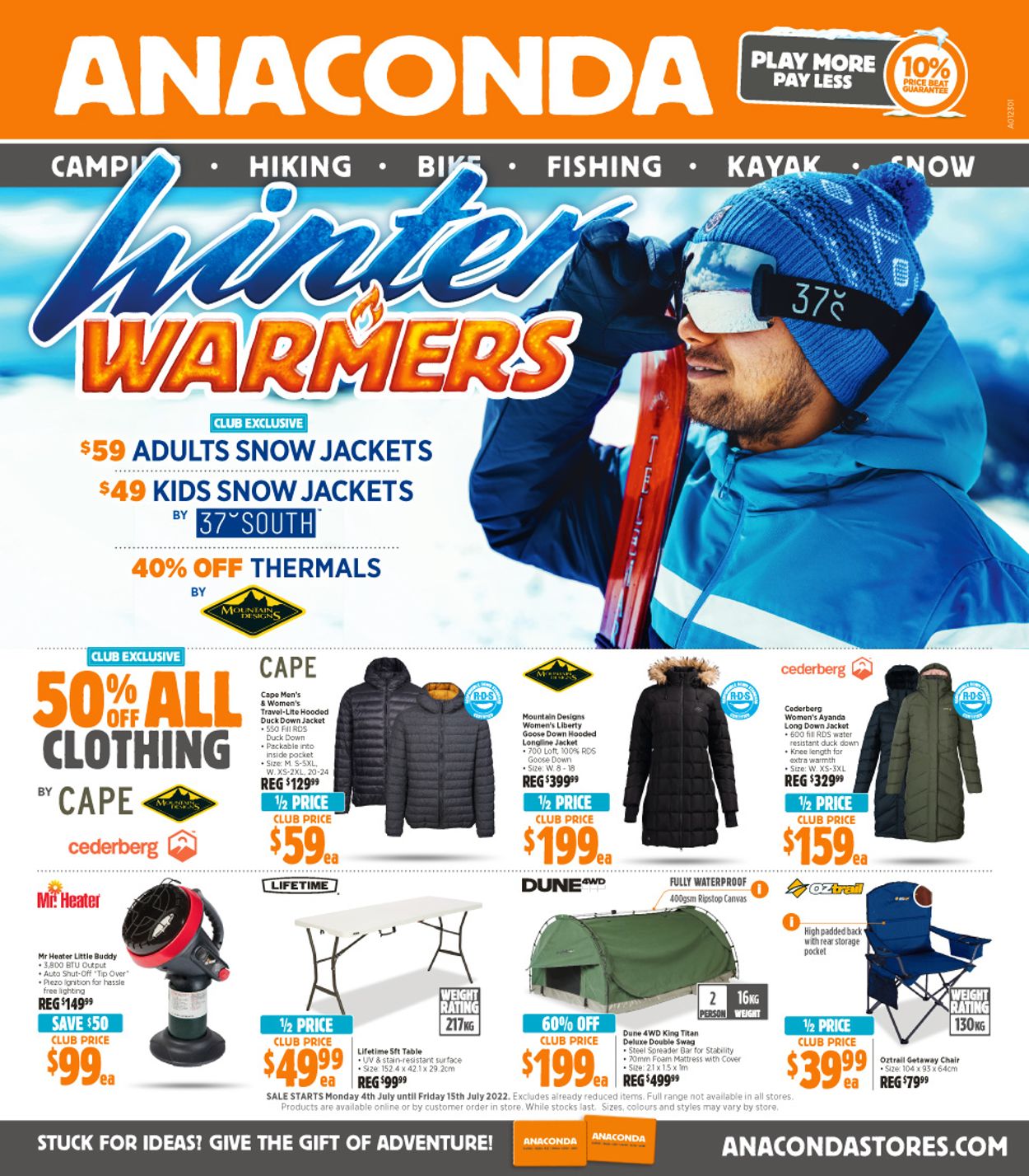 Anaconda Catalogue - 04/07-15/07/2022