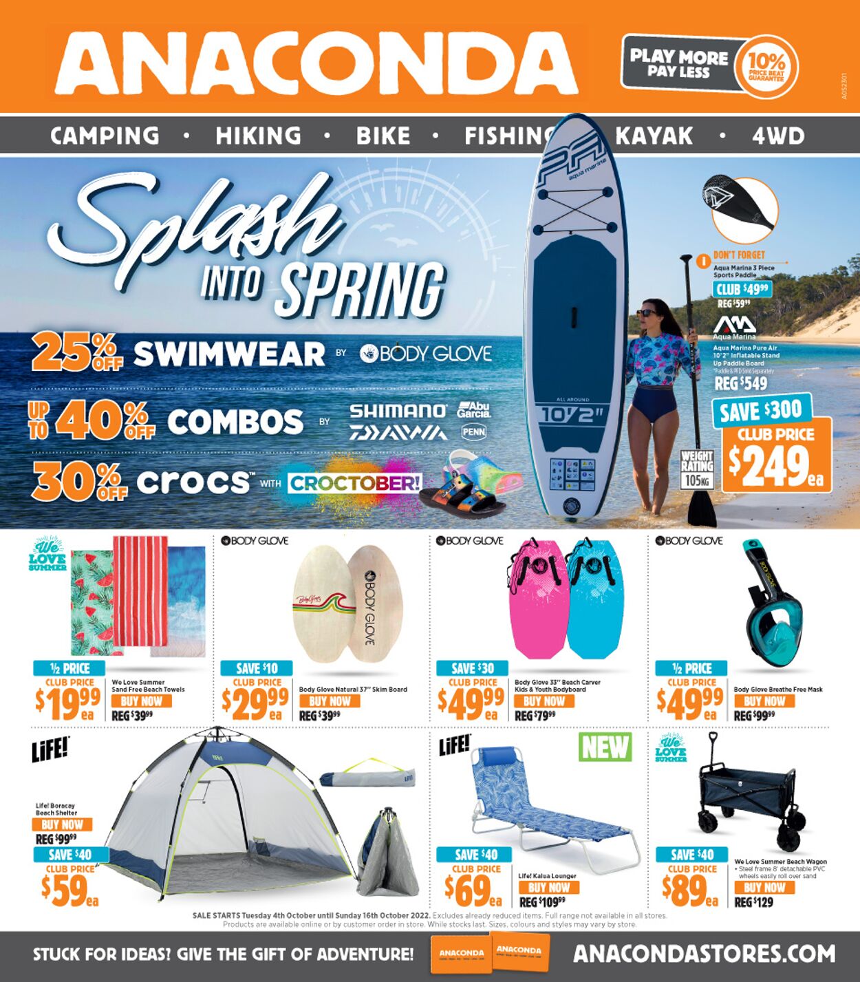 Anaconda Catalogue - 04/10-16/10/2022