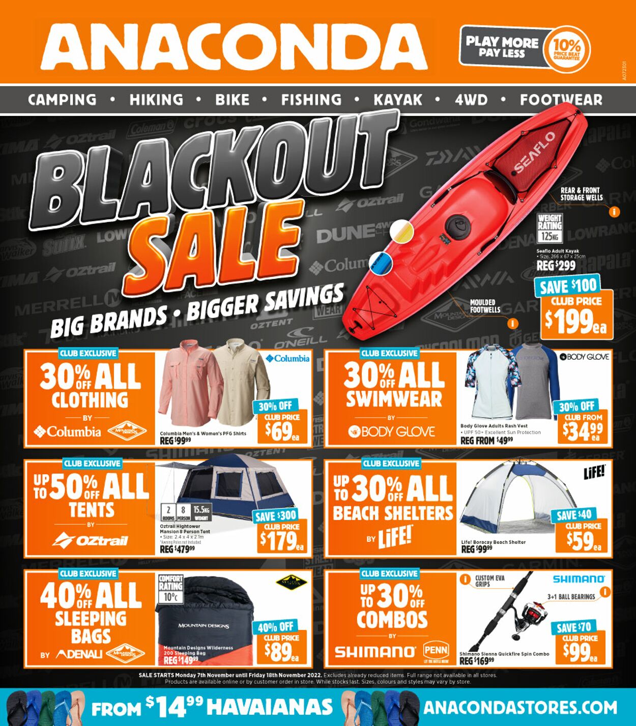 Anaconda Catalogue - 07/11-18/11/2022