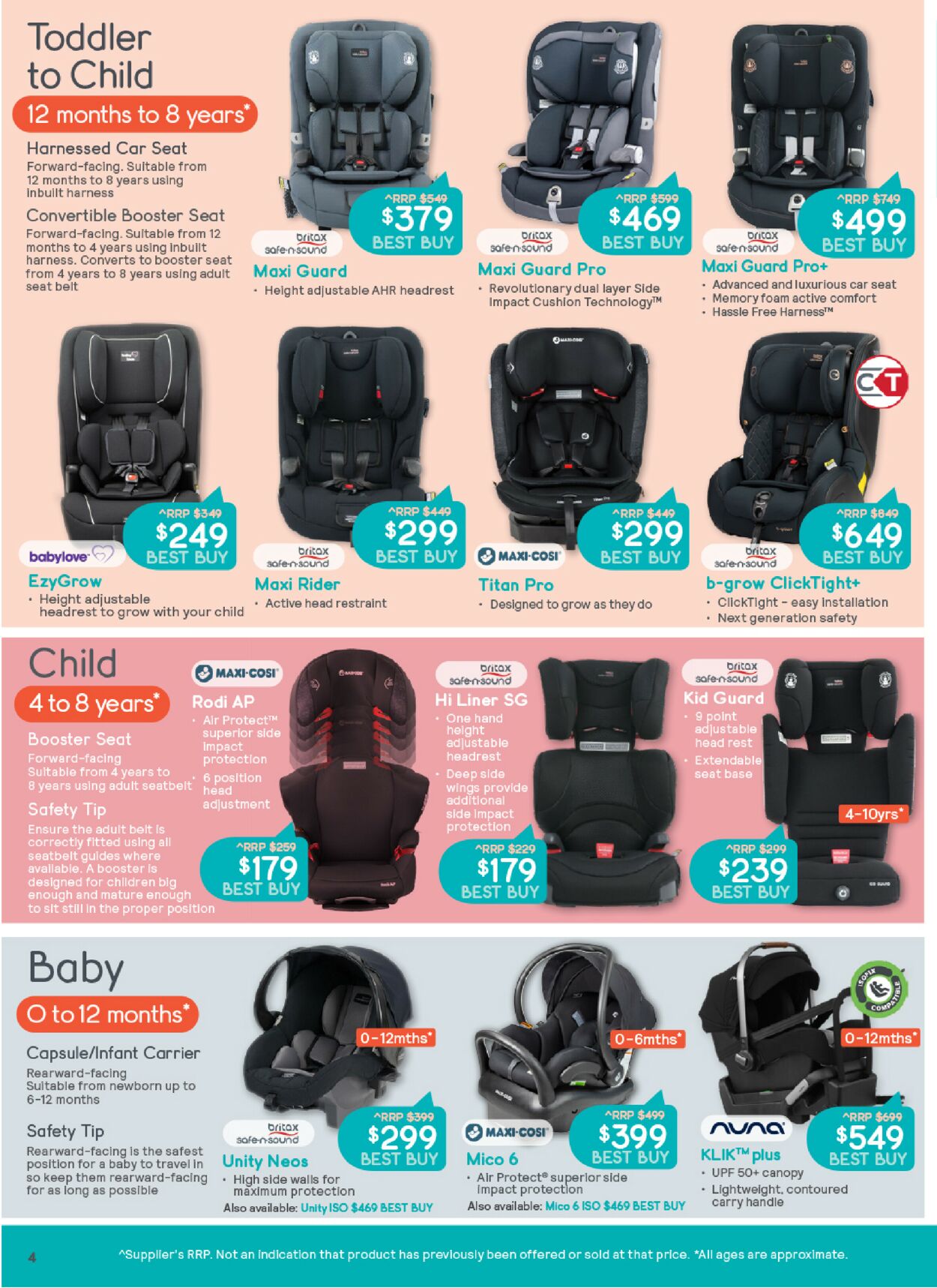Baby Bunting Catalogue - 27/07-20/08/2023 (Page 4)