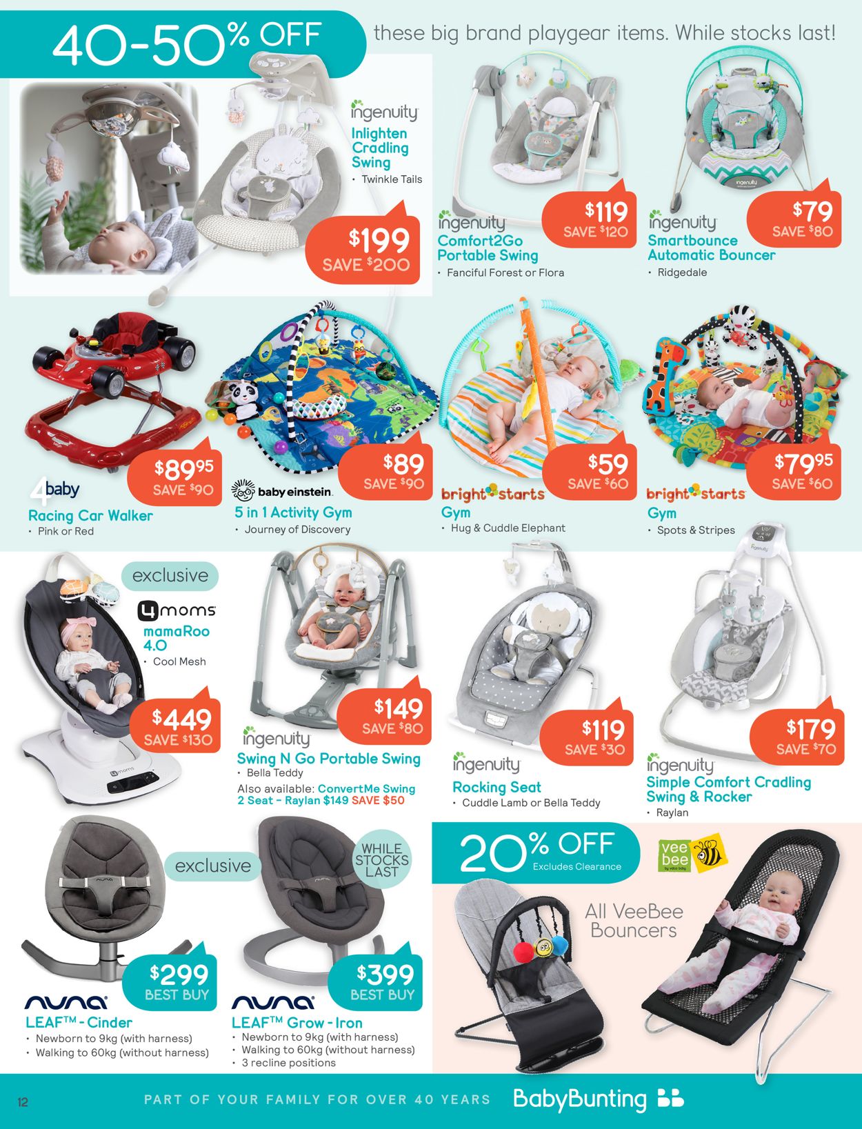 Baby Bunting Catalogue - 16/11-06/12/2020 (Page 12)