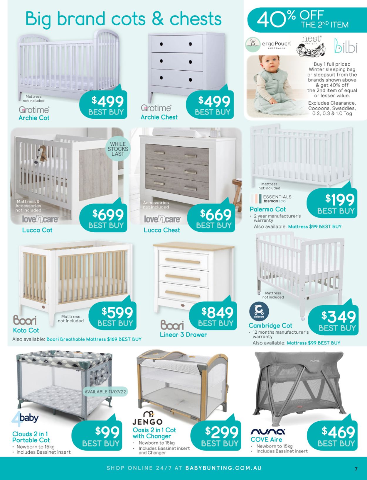 Baby Bunting Catalogue - 04/07-24/07/2022 (Page 7)