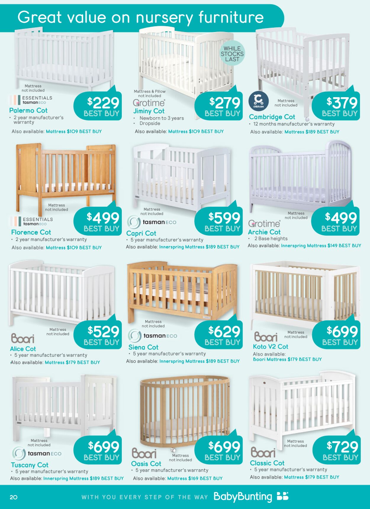 Baby Bunting Catalogue - 09/11-04/12/2022 (Page 20)