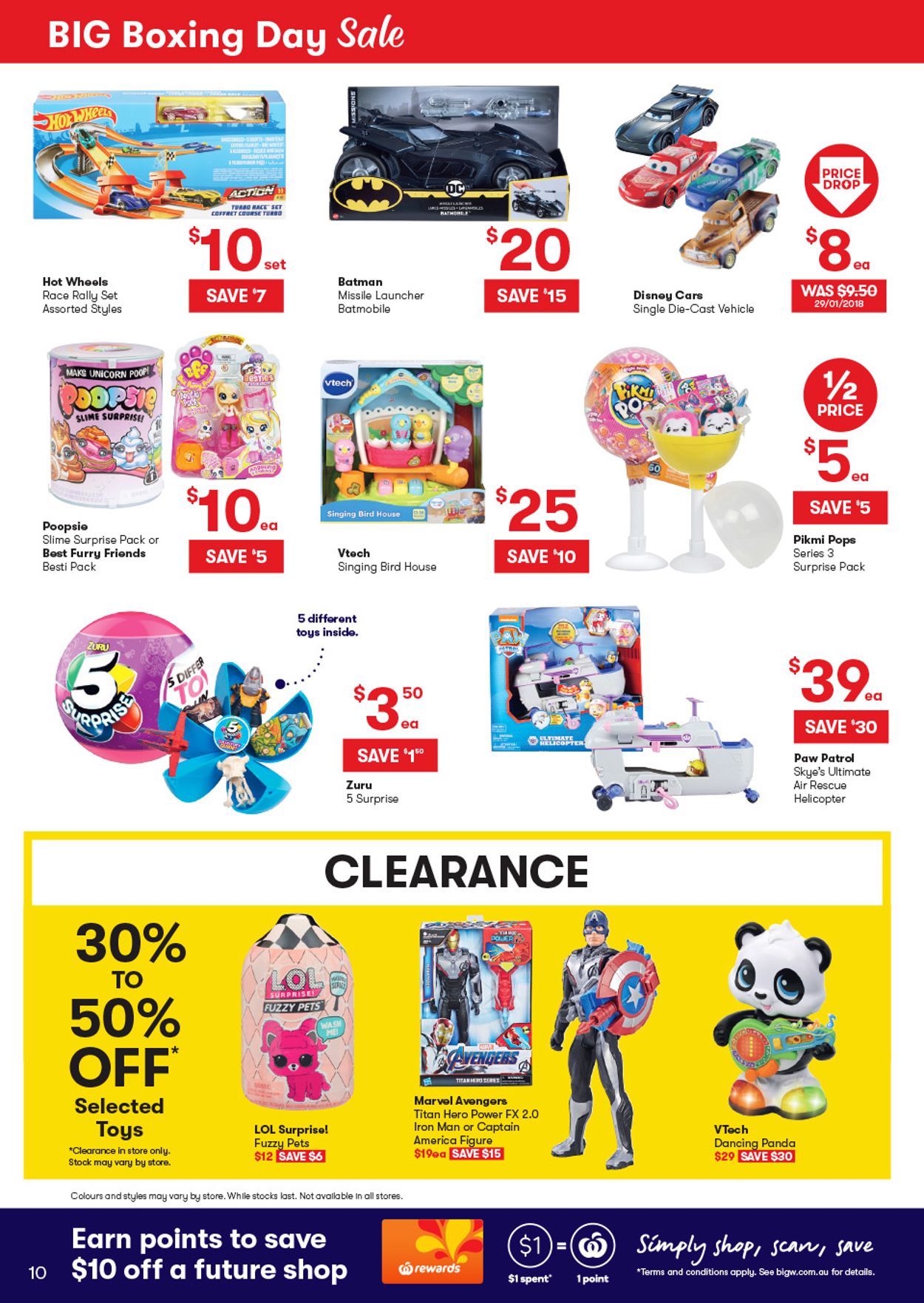BIG W Boxing Day 2019 Catalogue - 25/12-08/01/2020 (Page 10)