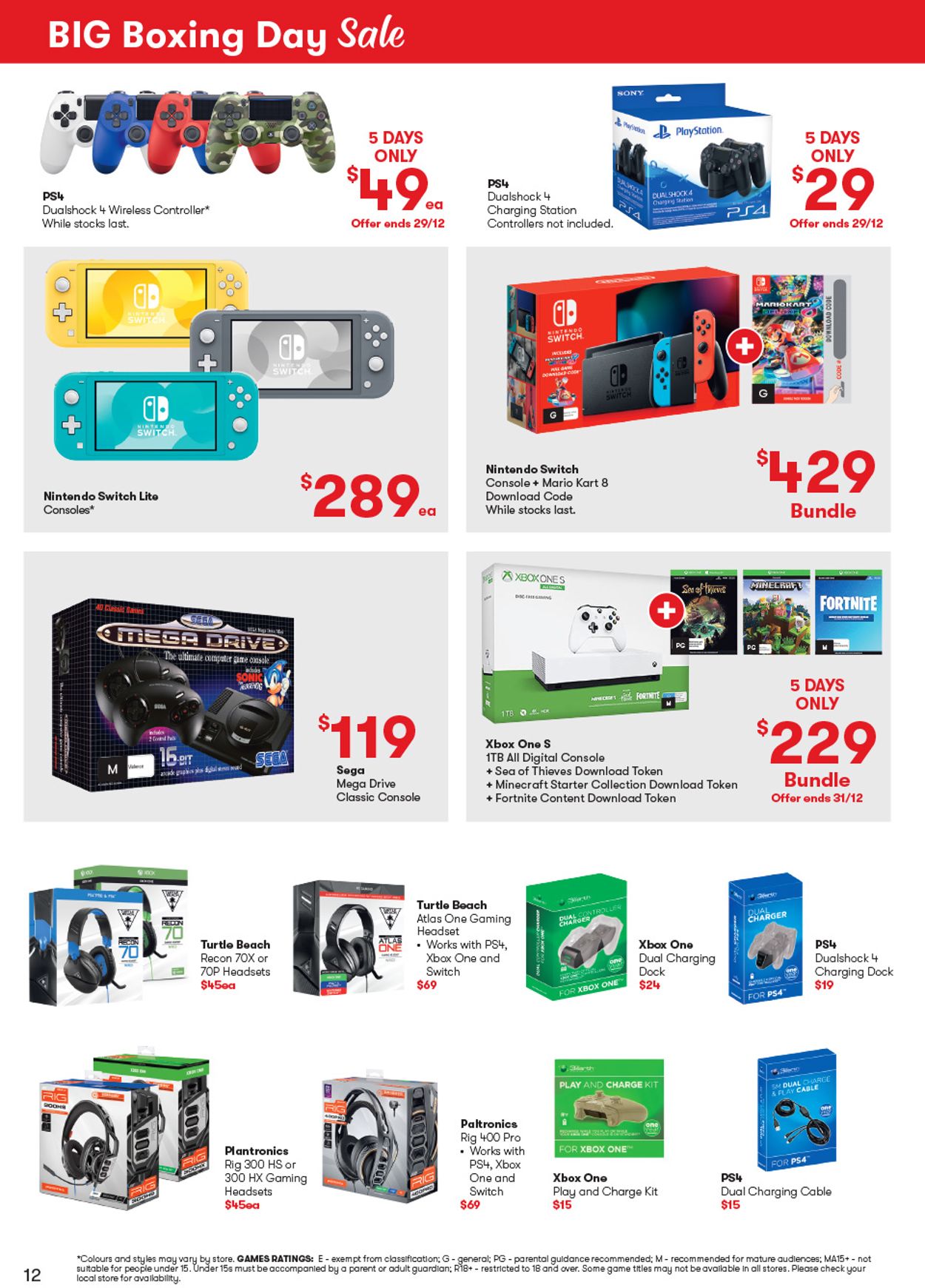 BIG W Boxing Day 2019 Catalogue - 25/12-08/01/2020 (Page 12)