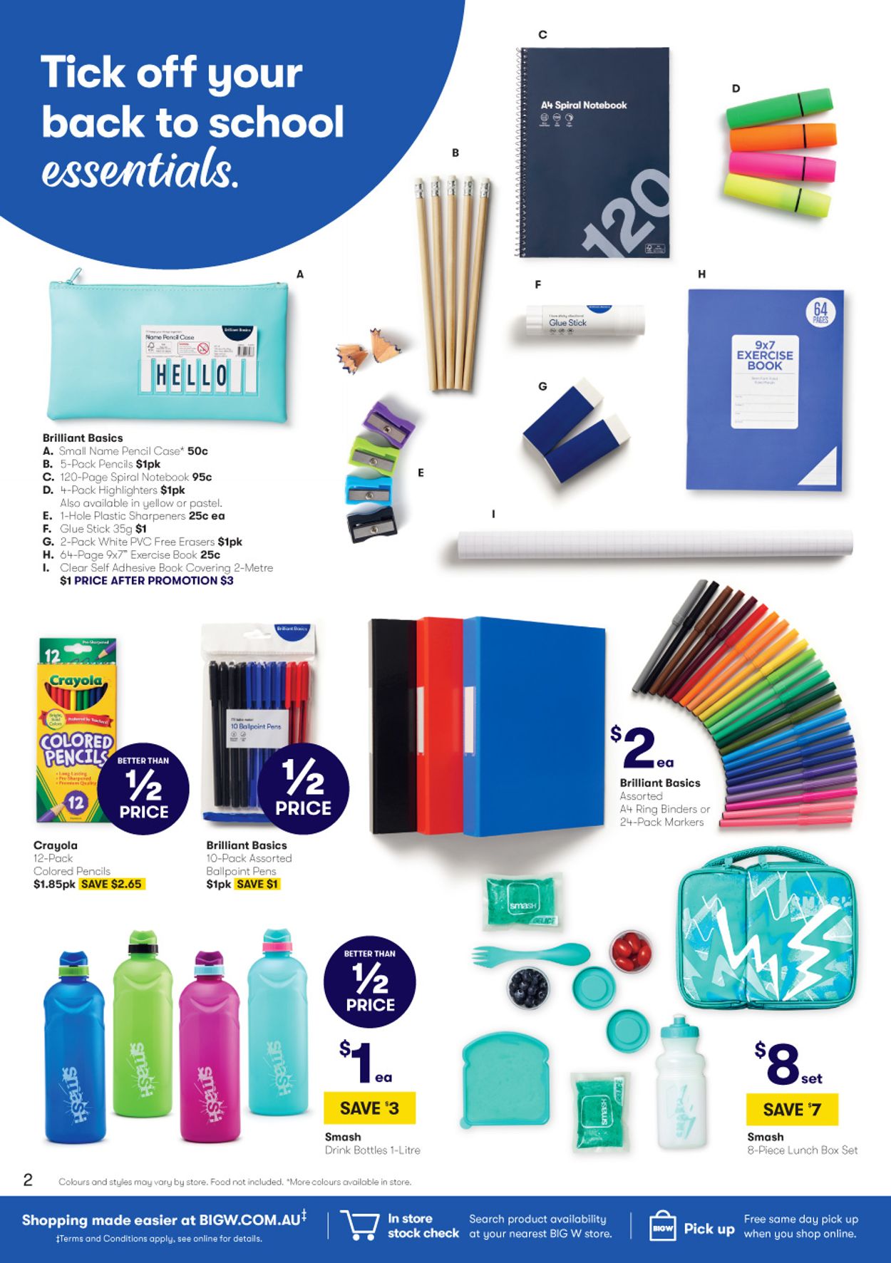 BIG W Back to School Catalogue - 02/01-15/01/2020 (Page 2)