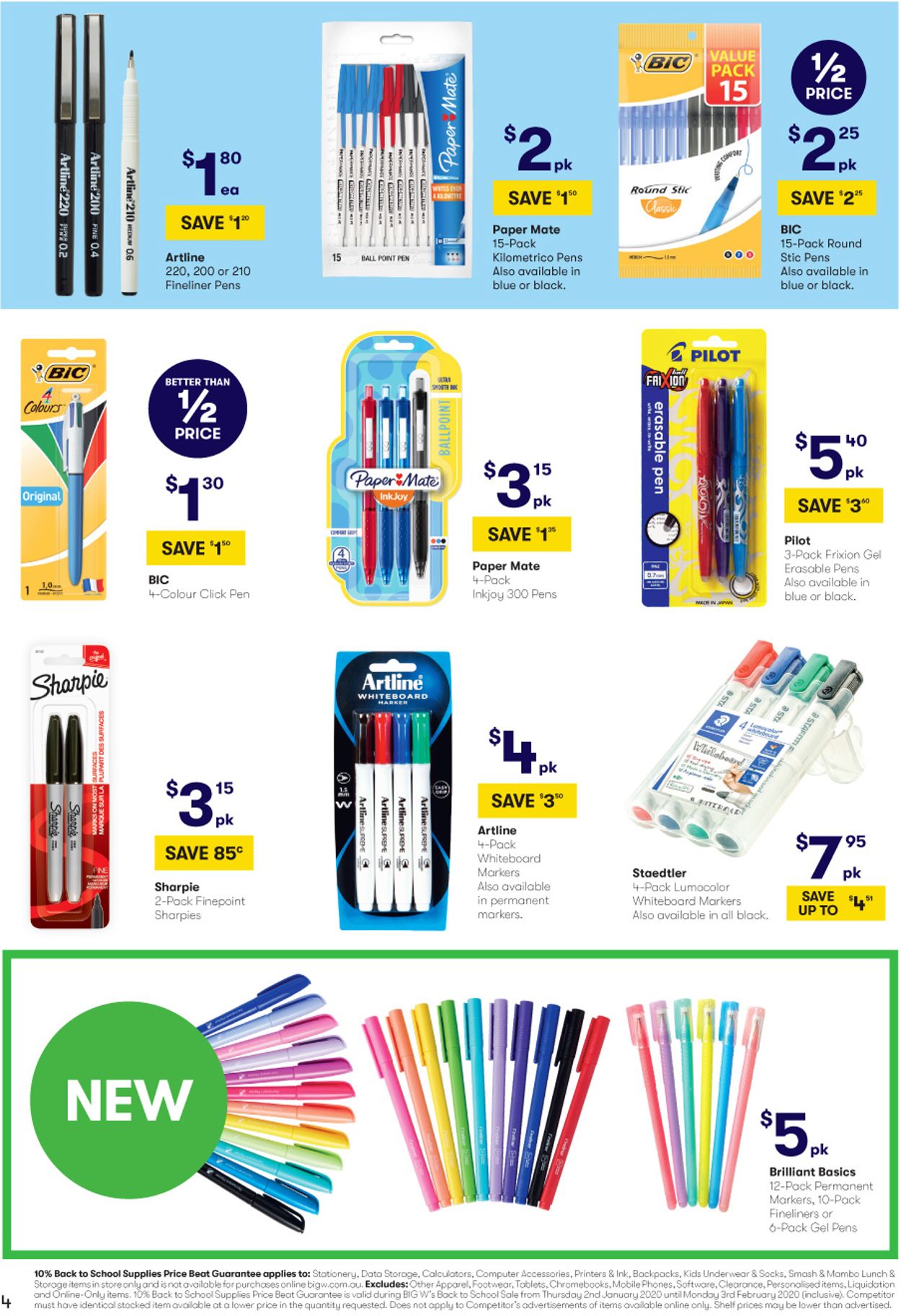 BIG W Back to School Catalogue - 02/01-15/01/2020 (Page 4)