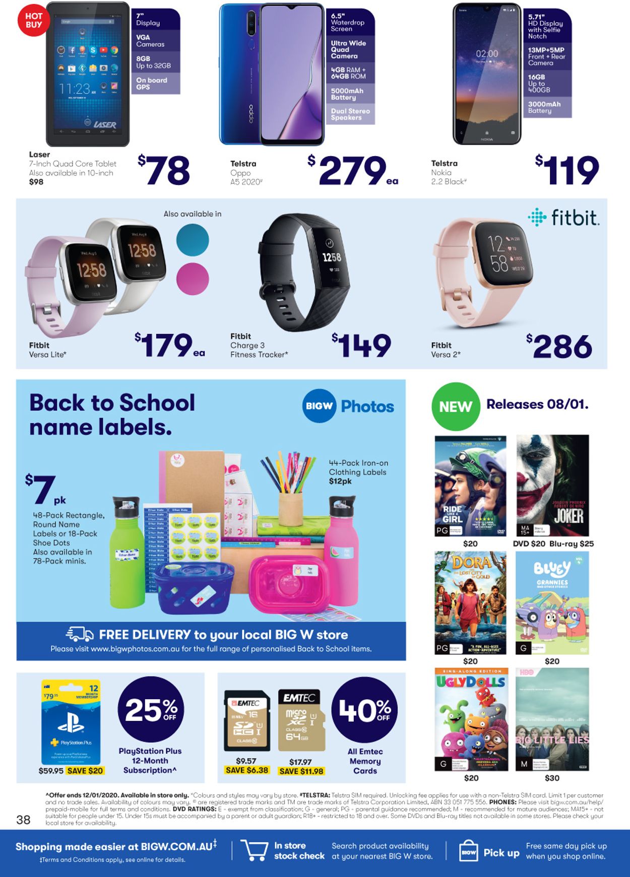 BIG W Back to School Catalogue - 02/01-15/01/2020 (Page 38)