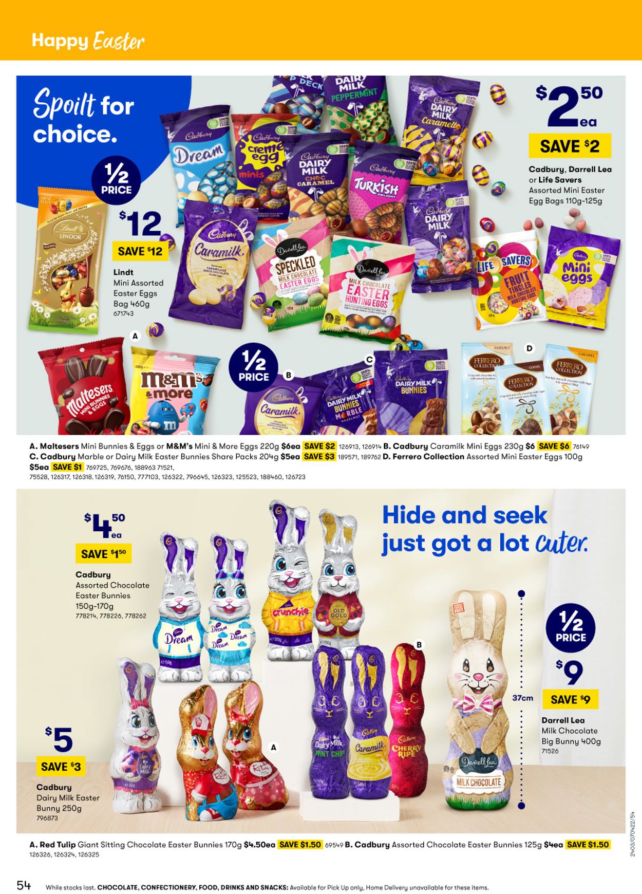 BIG W EASTER 2022 Catalogue - 07/04-17/04/2022 (Page 54)