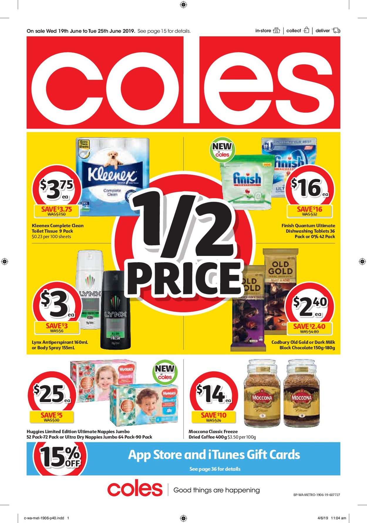 Coles Catalogue - 19/06-25/06/2019 (Page 40)