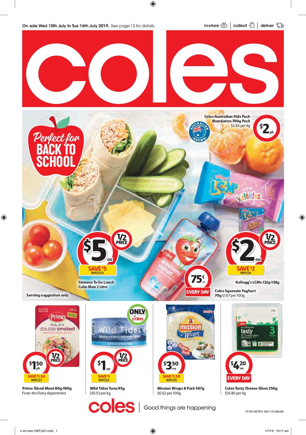 Coles Catalogue - 10/07-16/07/2019