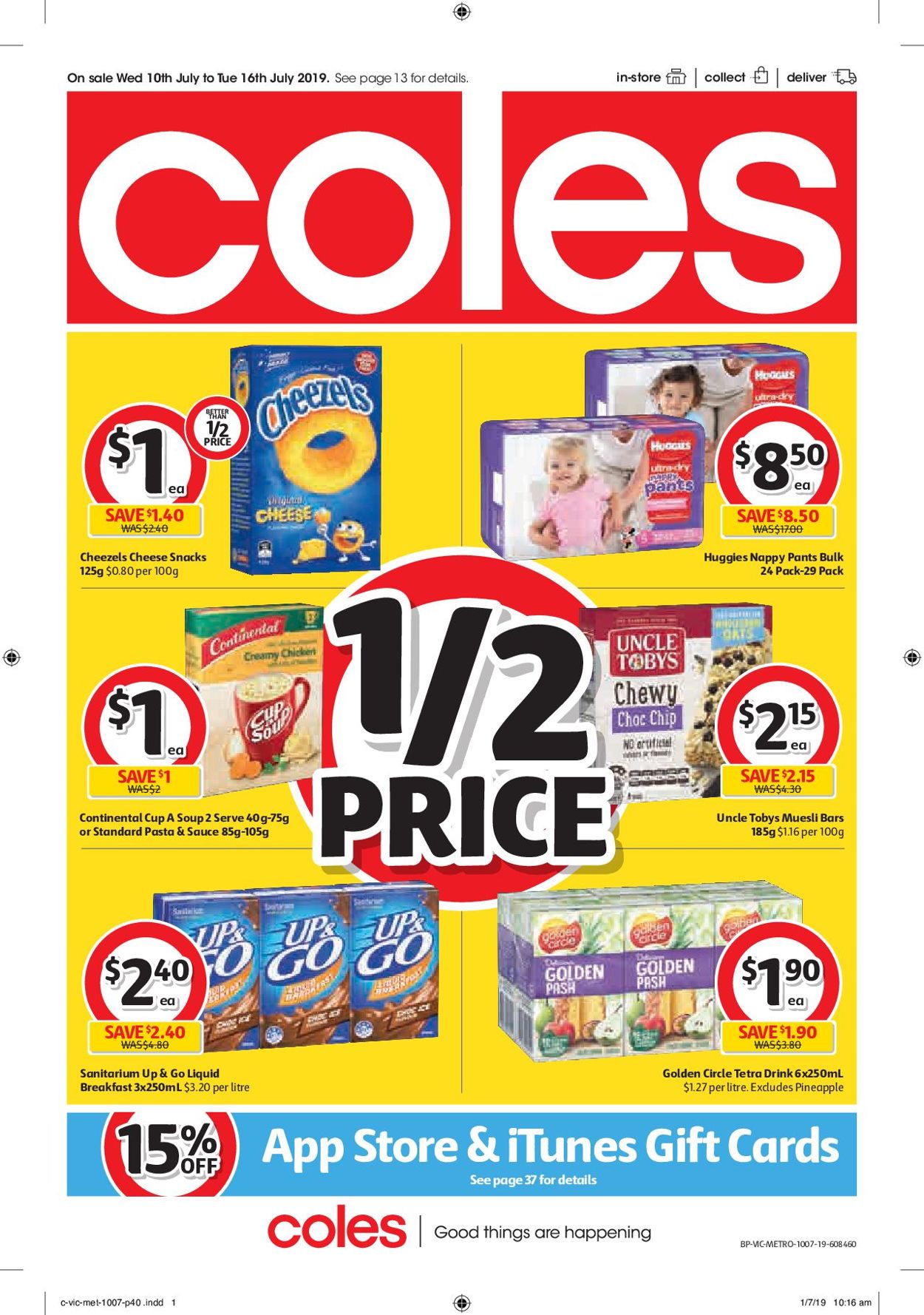 Coles Catalogue - 10/07-16/07/2019 (Page 40)