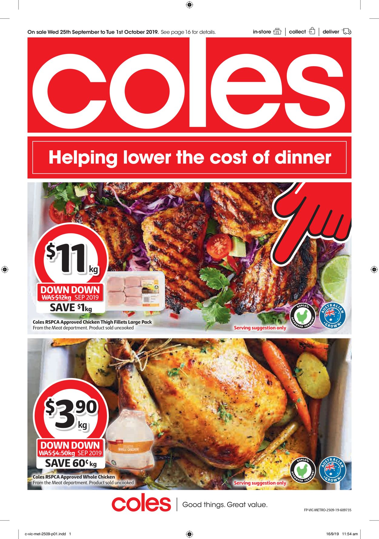 Coles Catalogue - 25/09-01/10/2019