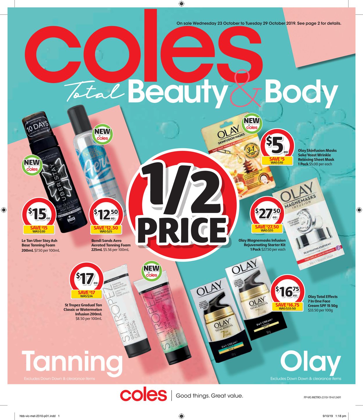 Coles Catalogue - 23/10-29/10/2019
