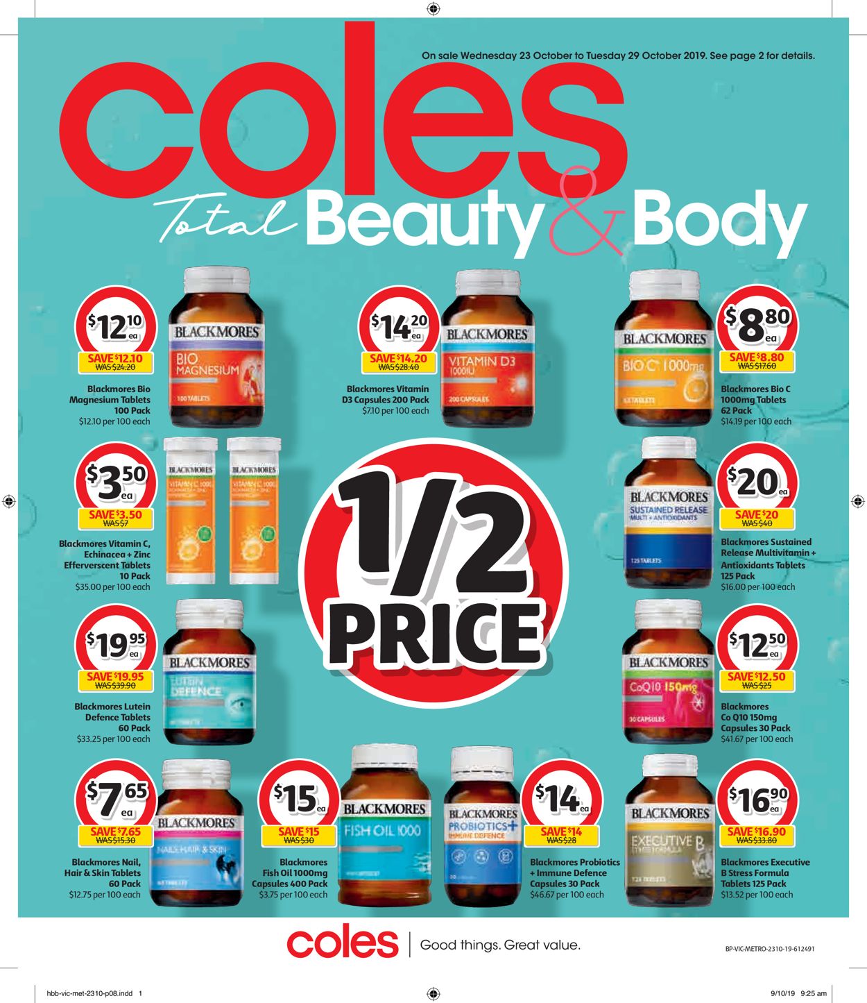 Coles Catalogue - 23/10-29/10/2019 (Page 8)