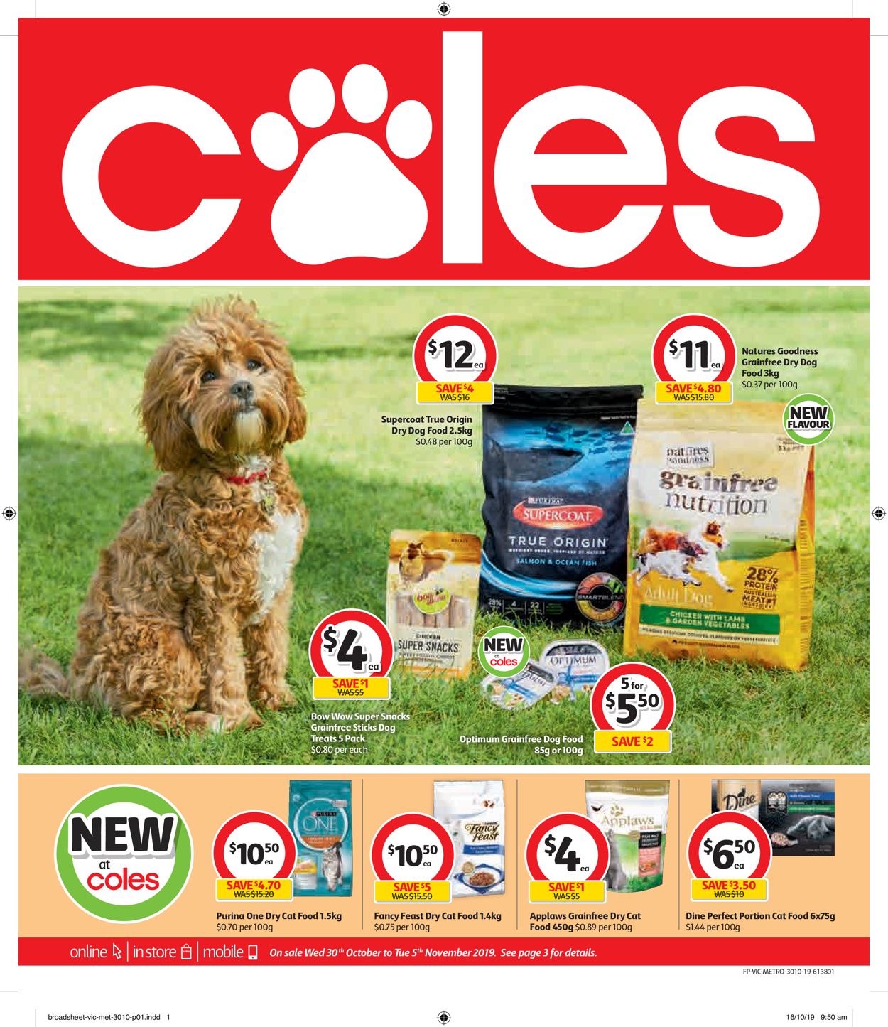 Coles Catalogue - 30/10-05/11/2019