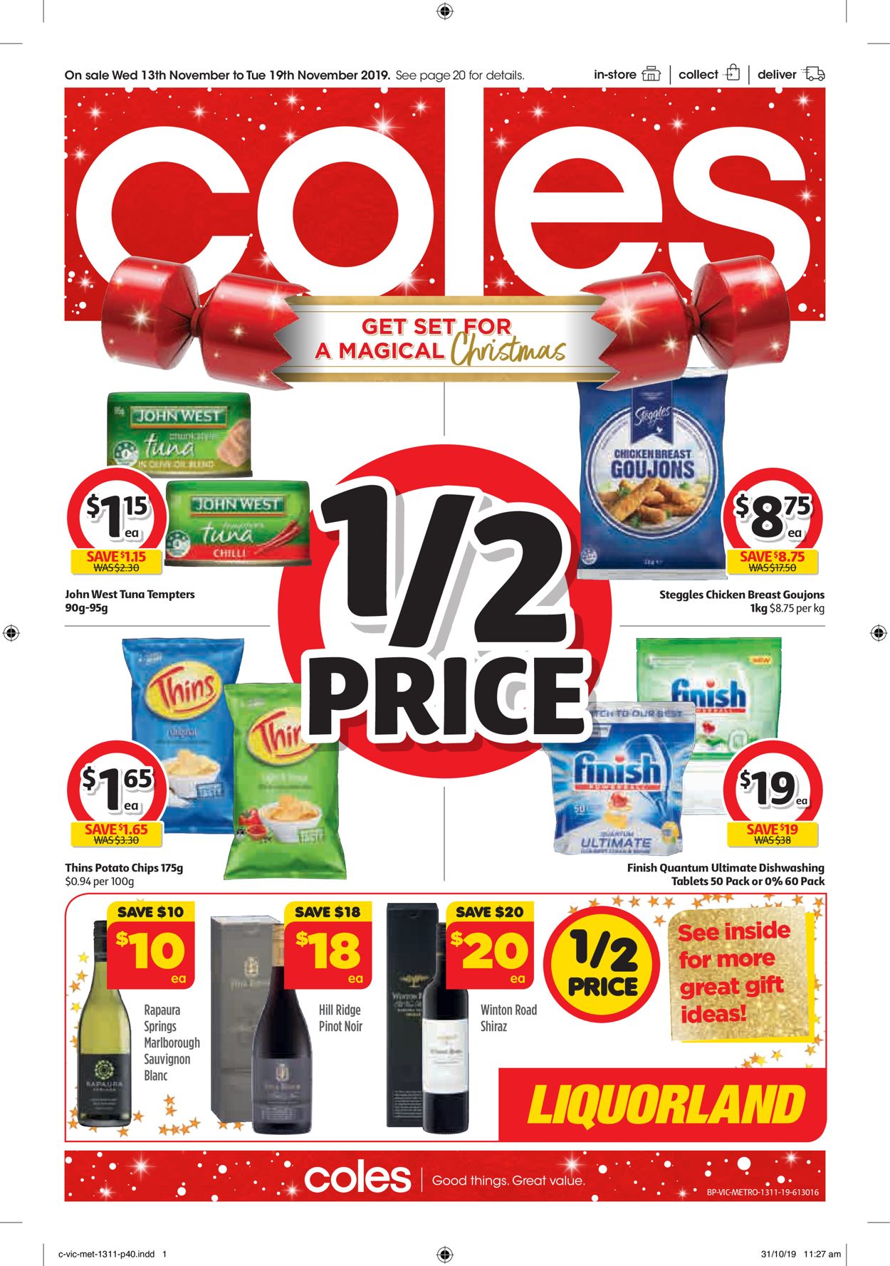 Coles Catalogue - 13/11-19/11/2019 (Page 40)