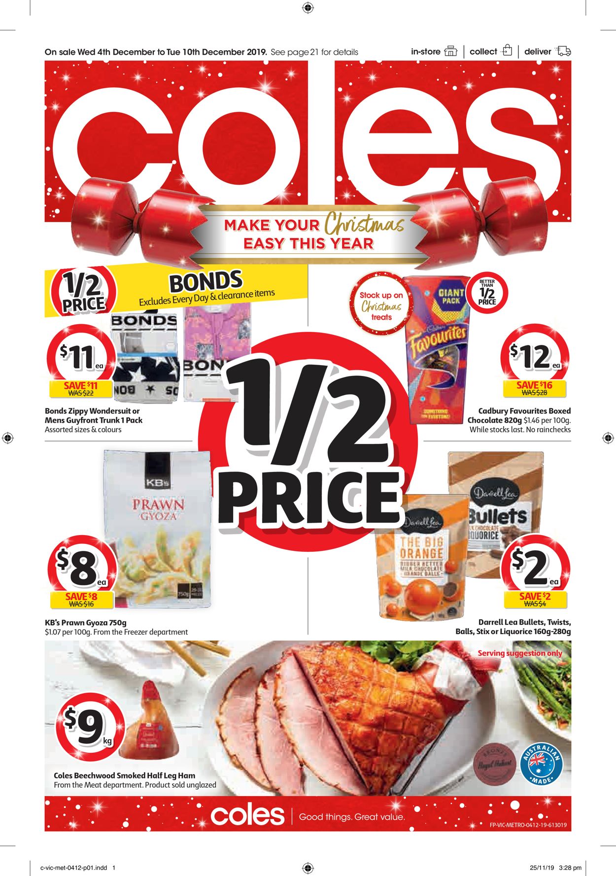 Coles Christmas Catalogue 2019 Catalogue - 04/12-10/12/2019