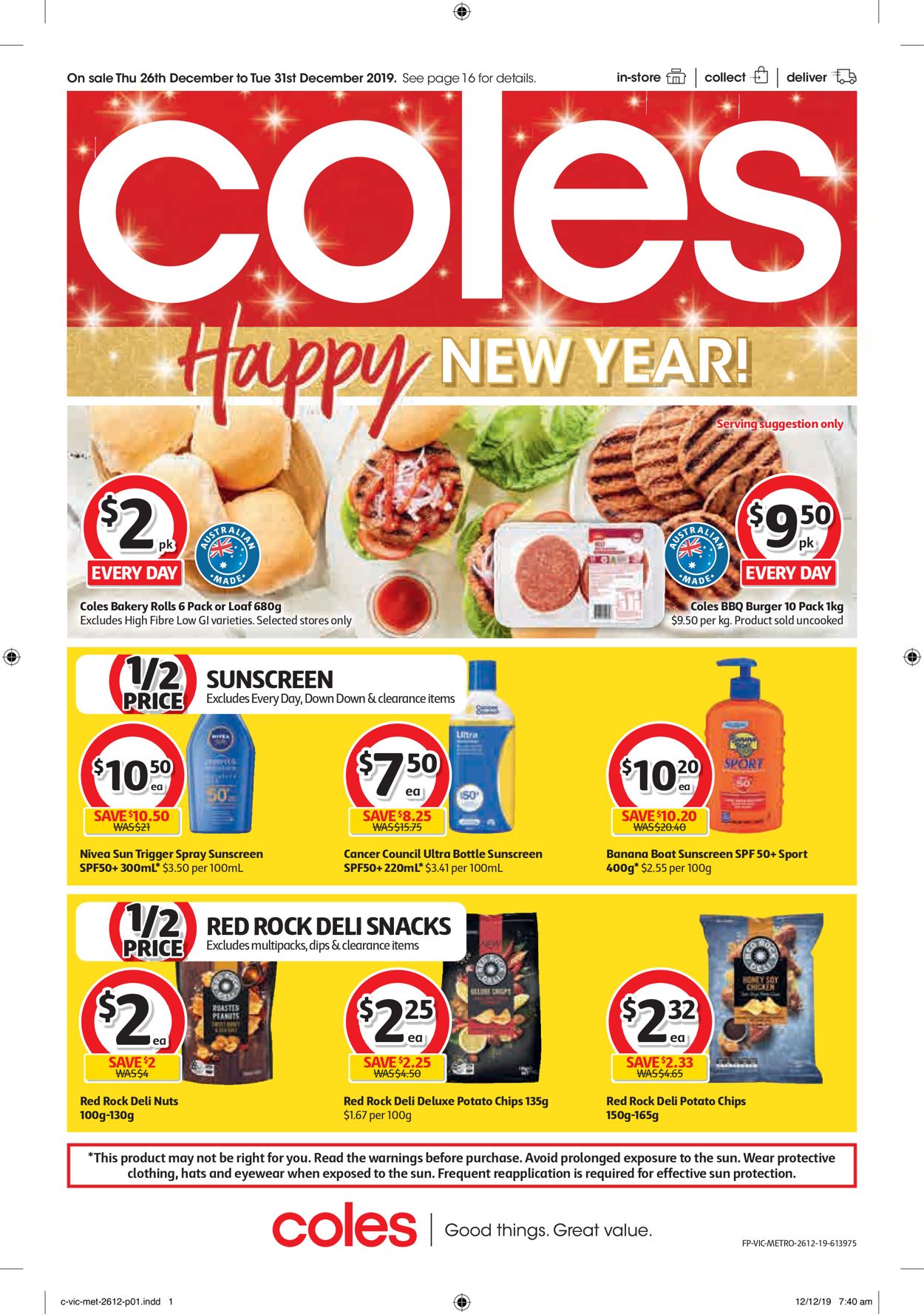 Coles New Year Catalogue Catalogue - 26/12-31/12/2019