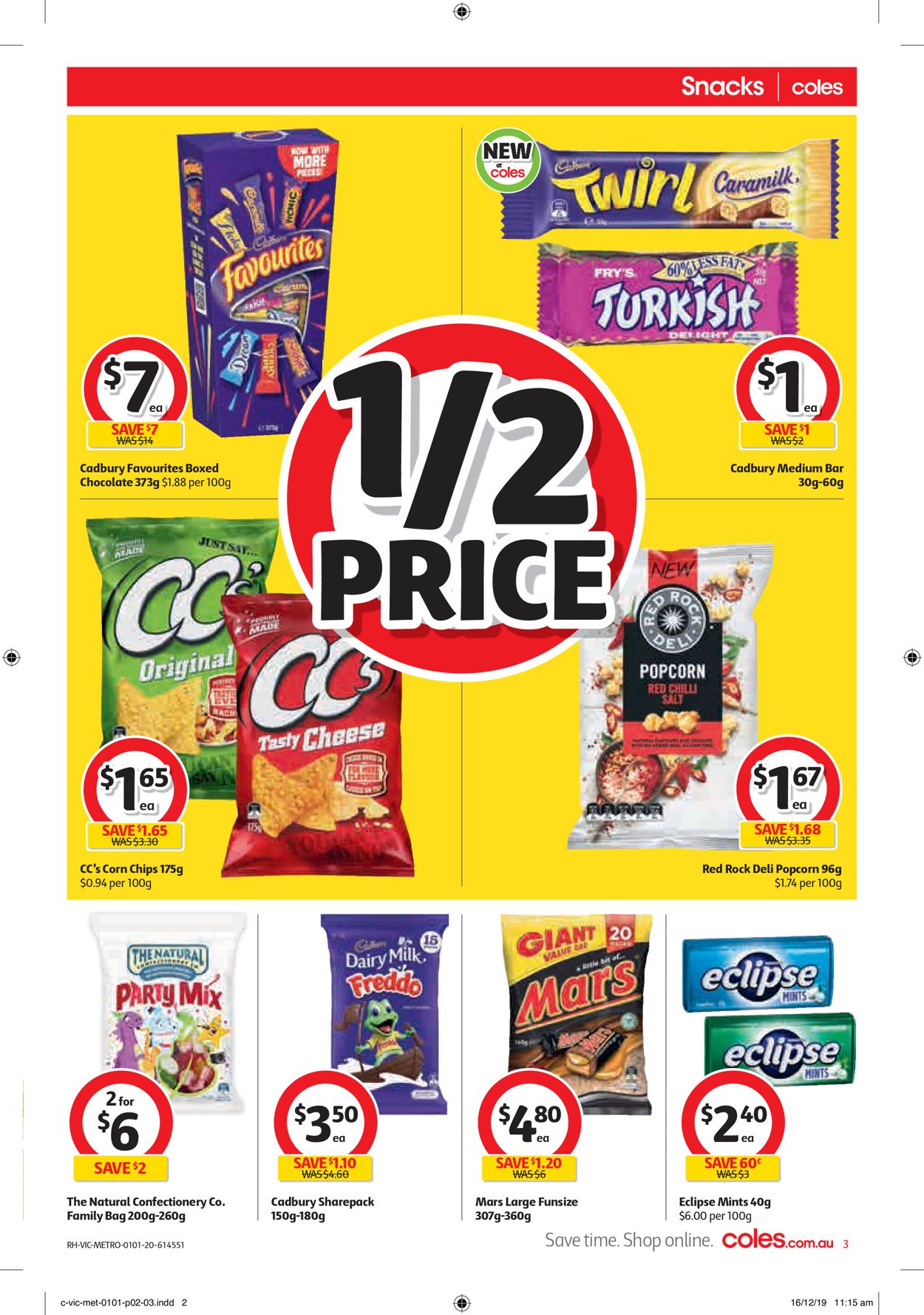 Coles New Year Catalogue 2020 Catalogue - 01/01-07/01/2020 (Page 3)
