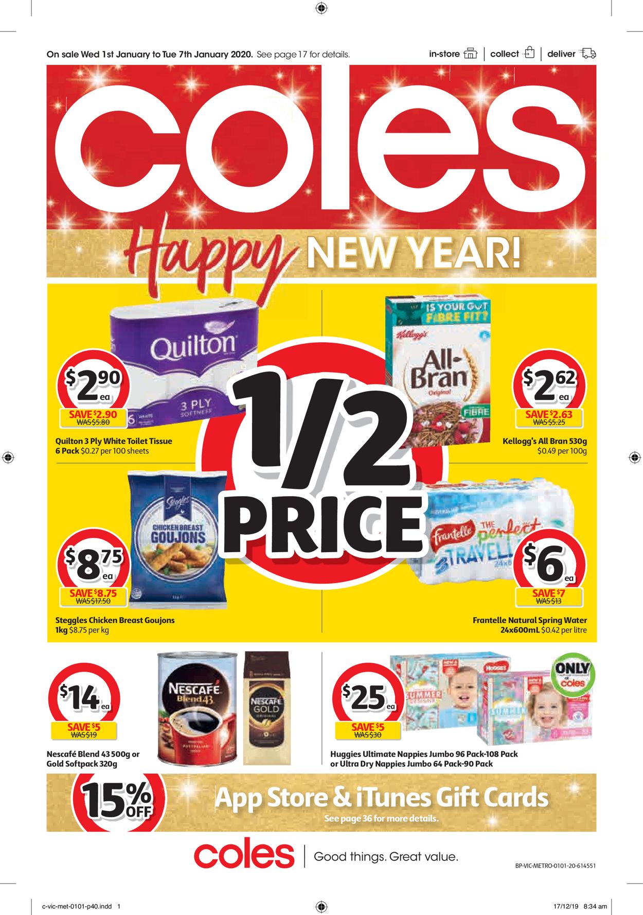 Coles New Year Catalogue 2020 Catalogue - 01/01-07/01/2020 (Page 40)