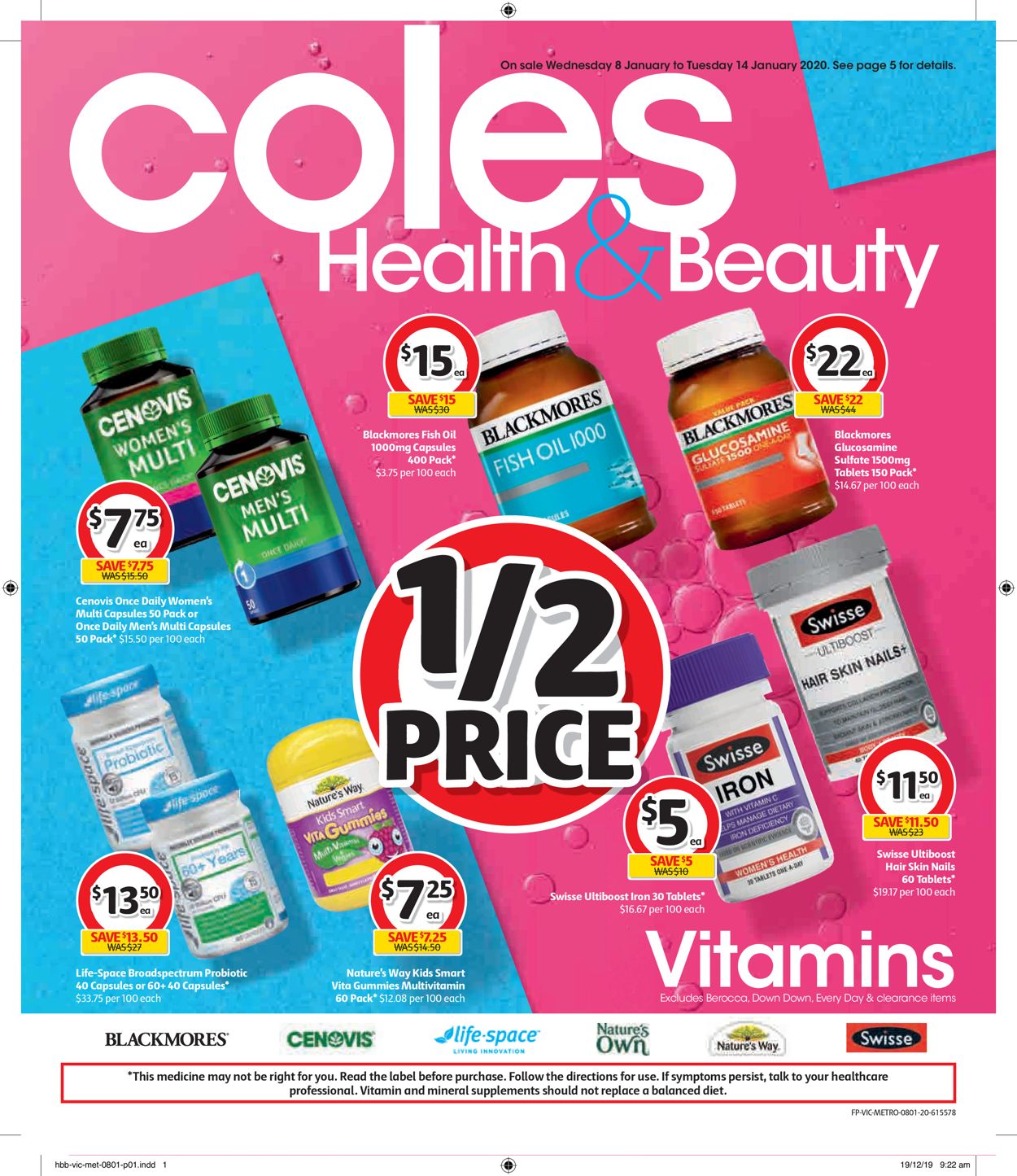 Coles Catalogue - 08/01-14/01/2020
