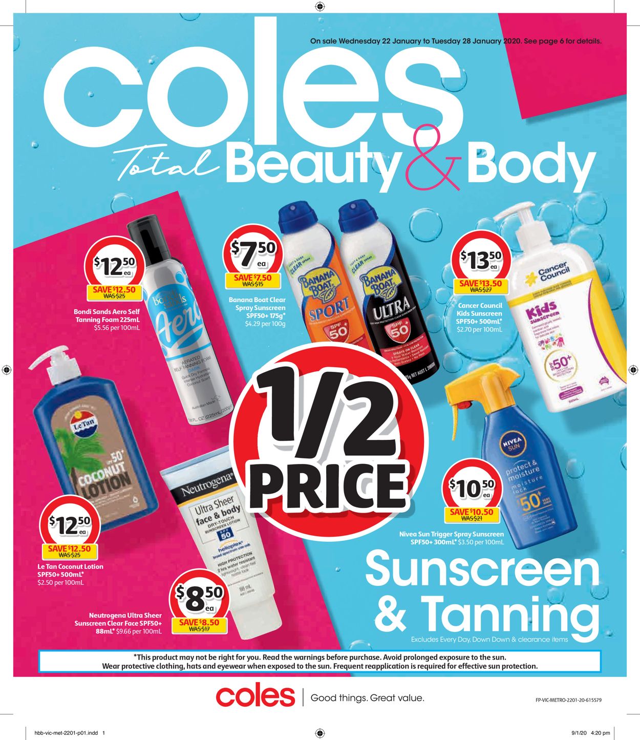 Coles Catalogue - 22/01-28/01/2020