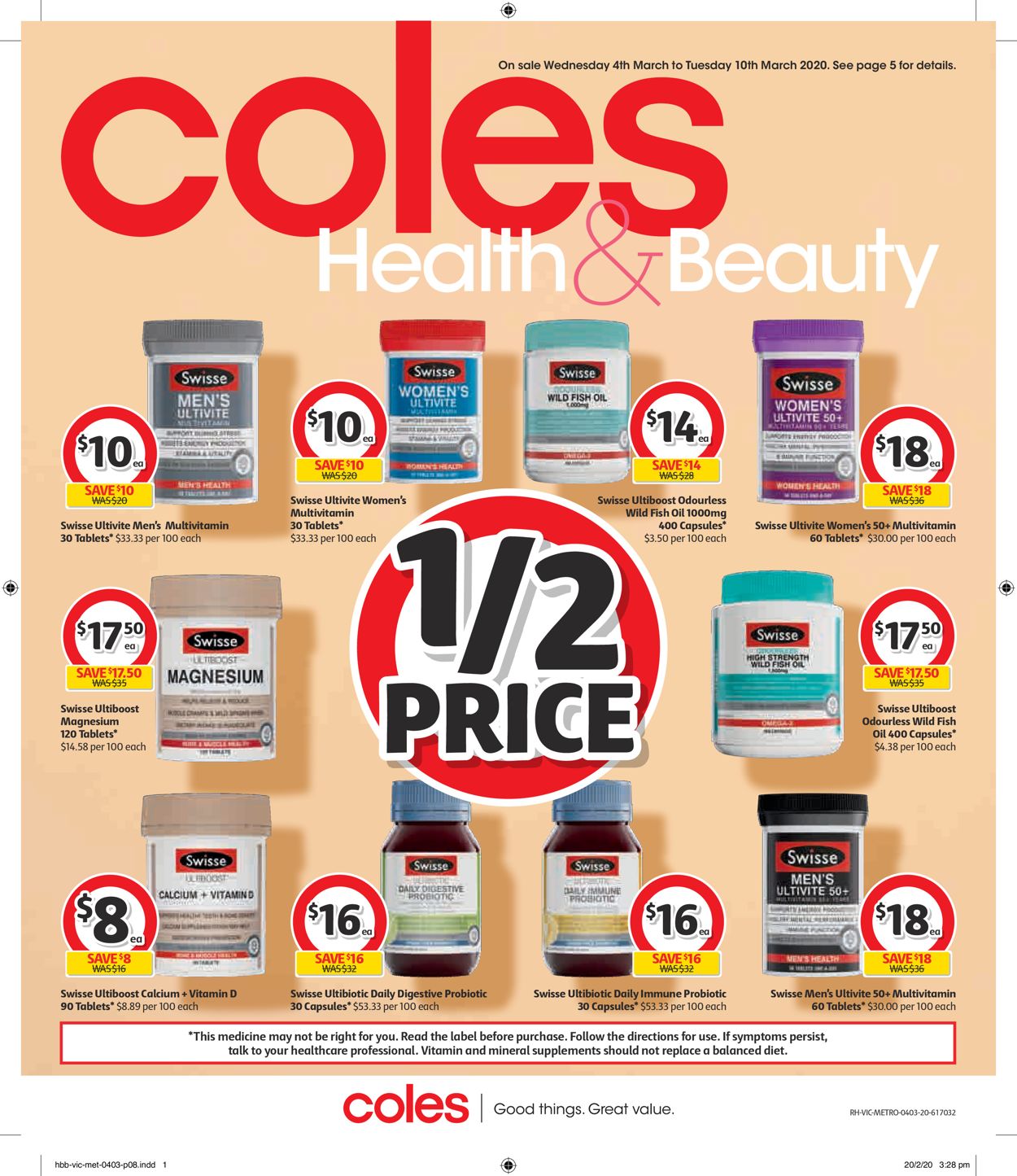 Coles Catalogue - 04/03-10/03/2020 (Page 8)