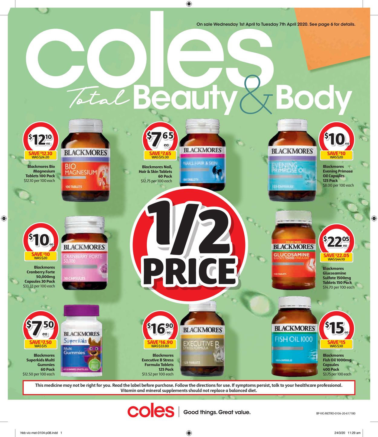 Coles Catalogue - 01/04-07/04/2020 (Page 8)