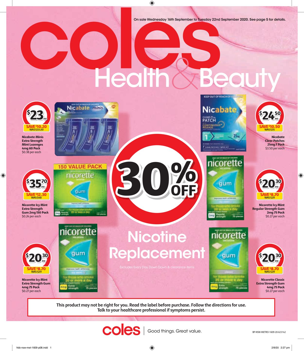 Coles Catalogue - 16/09-22/09/2020 (Page 8)