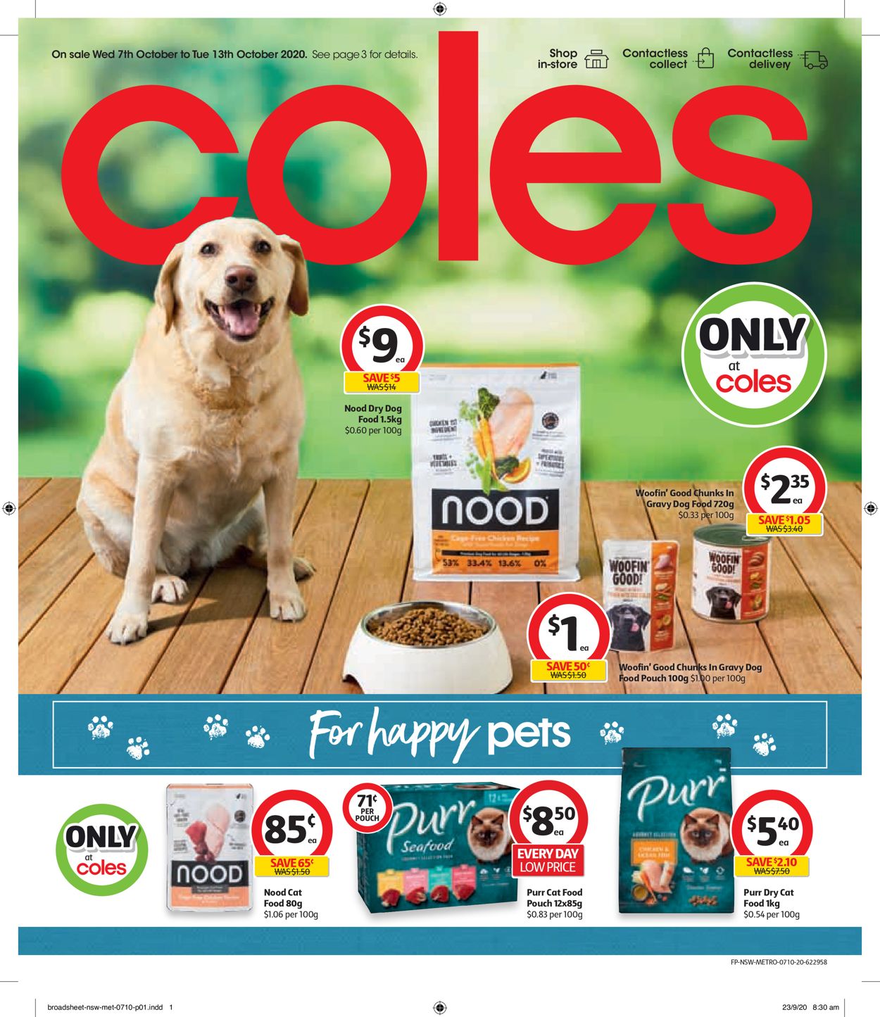 Coles Catalogue - 07/10-13/10/2020