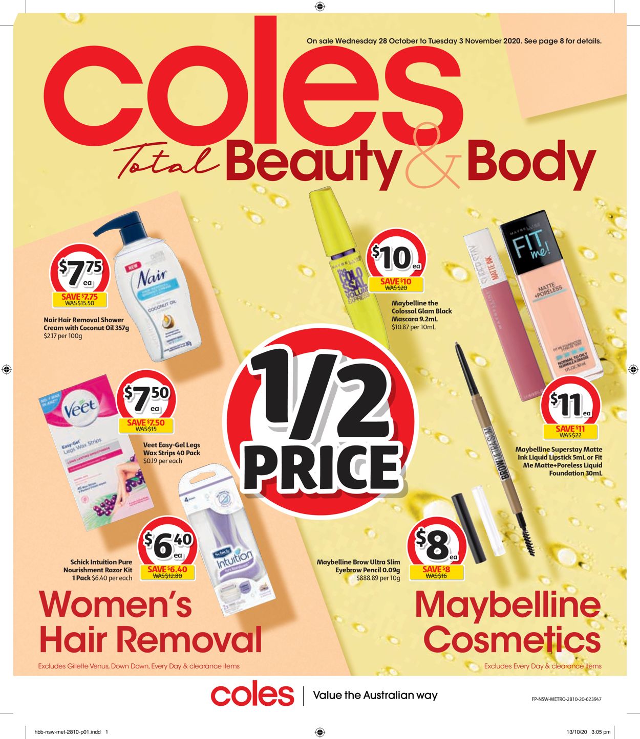 Coles Catalogue - 28/10-03/11/2020