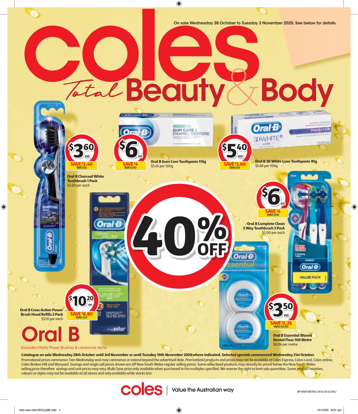 Coles Catalogue - 28/10-03/11/2020 (Page 8)