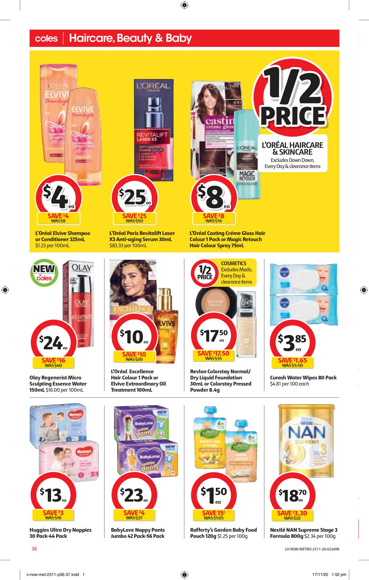 Coles Black Friday 2020 Catalogue - 25/11-01/12/2020 (Page 36)