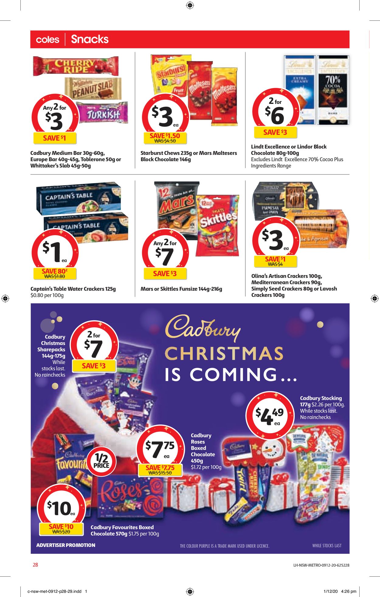 Coles - Christmas 2020 Catalogue - 09/12-15/12/2020 (Page 28)