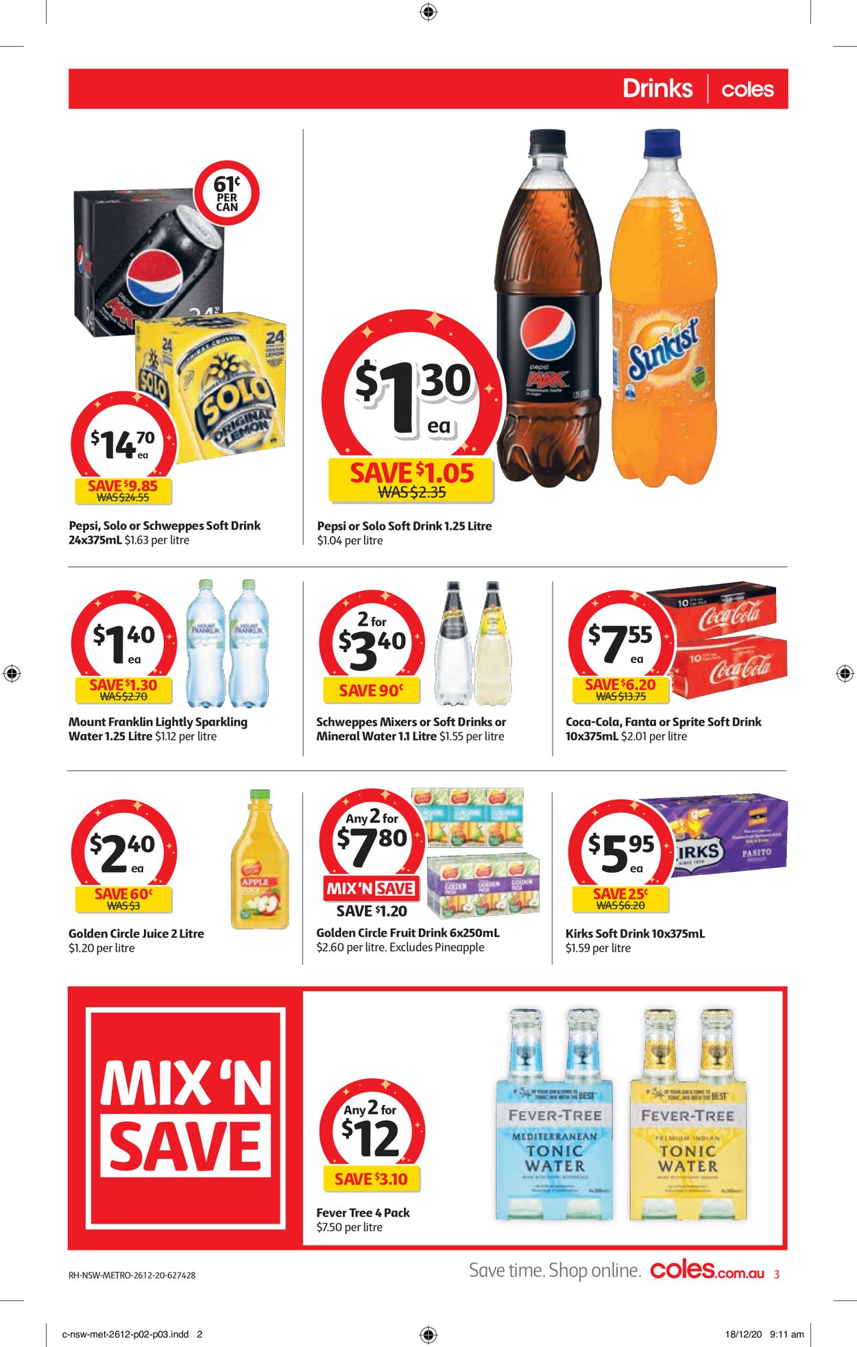Coles - Boxing Day 2020 Catalogue - 26/12-29/12/2020 (Page 3)