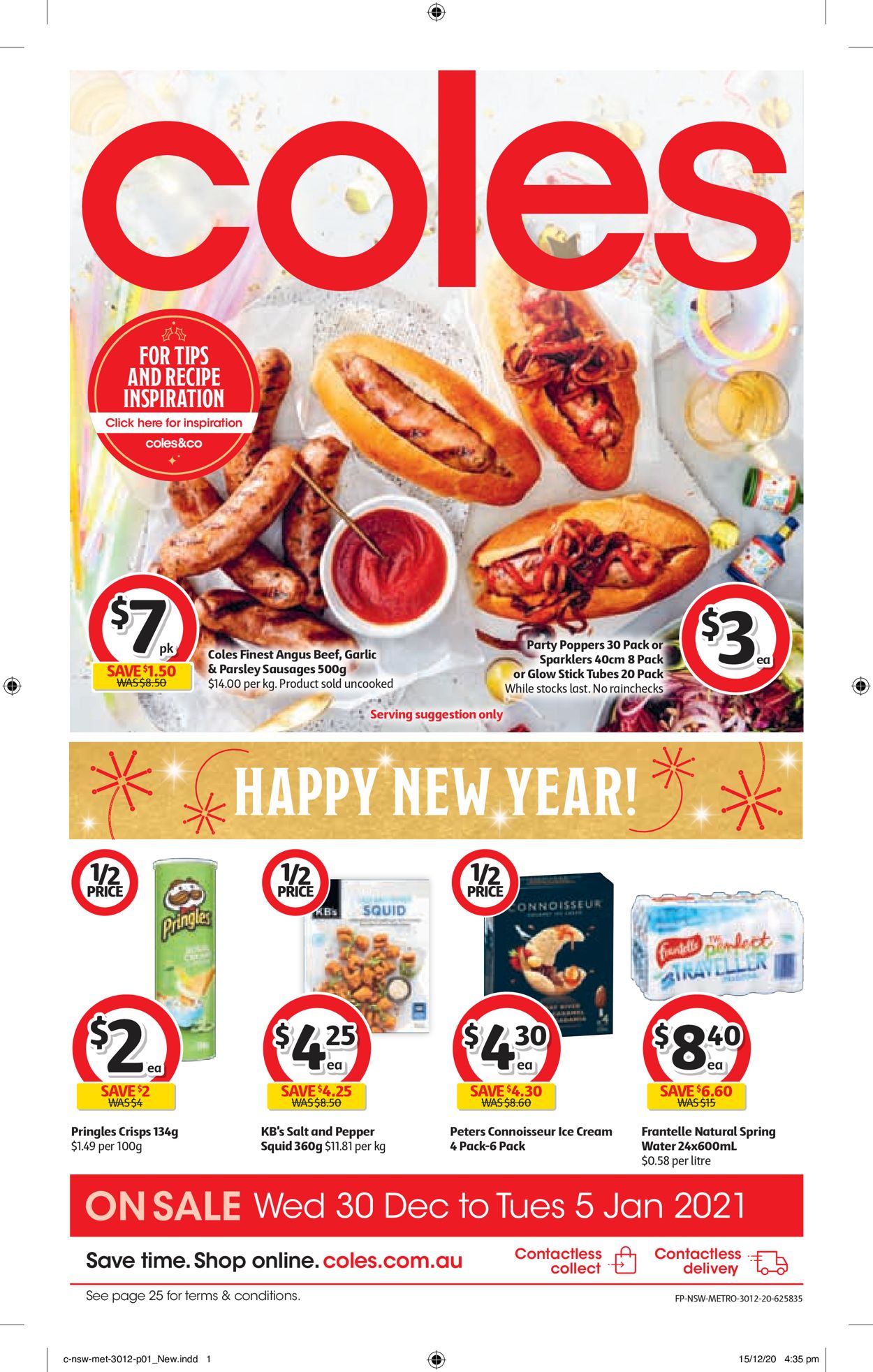 Coles - New Year 2021 Catalogue - 30/12-05/01/2021