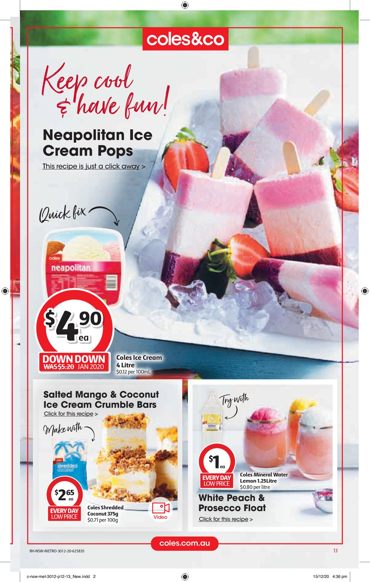 Coles - New Year 2021 Catalogue - 30/12-05/01/2021 (Page 13)