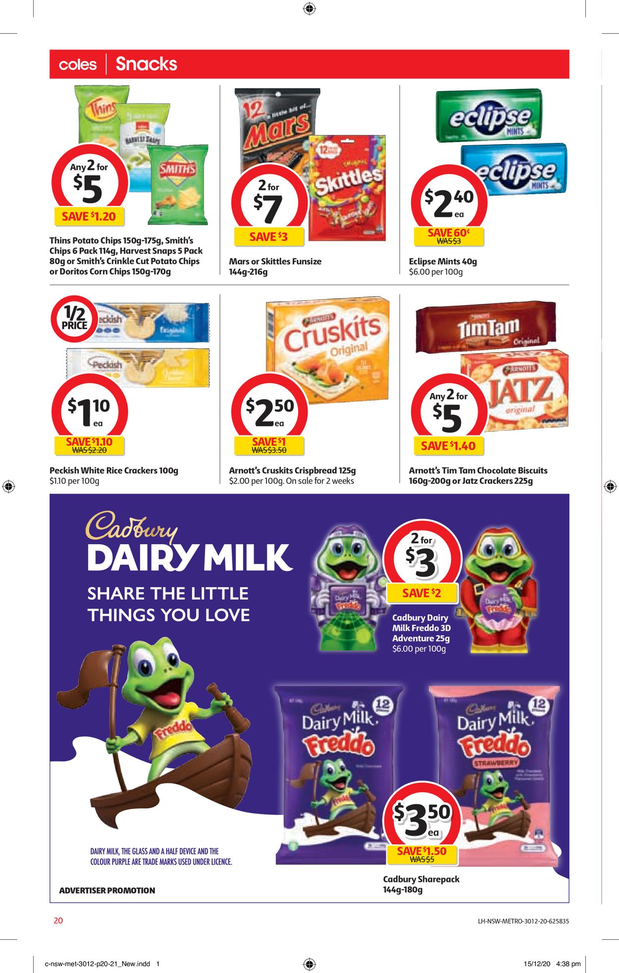 Coles - New Year 2021 Catalogue - 30/12-05/01/2021 (Page 20)