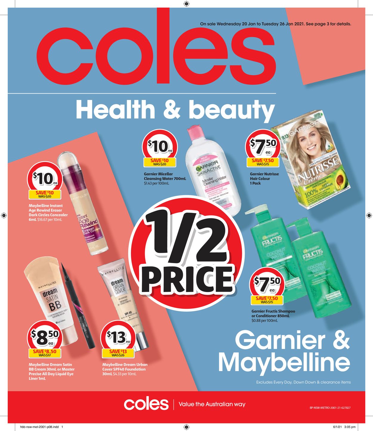 Coles - Health & Beauty Catalogue - 20/01-26/01/2021 (Page 8)