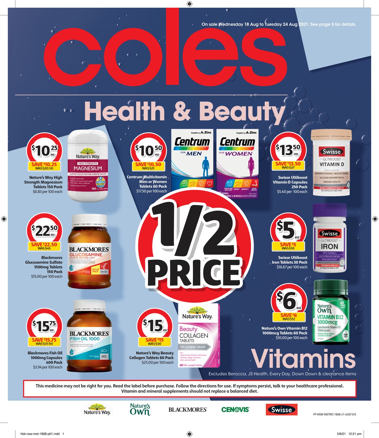 Coles Catalogue - 18/08-24/08/2021