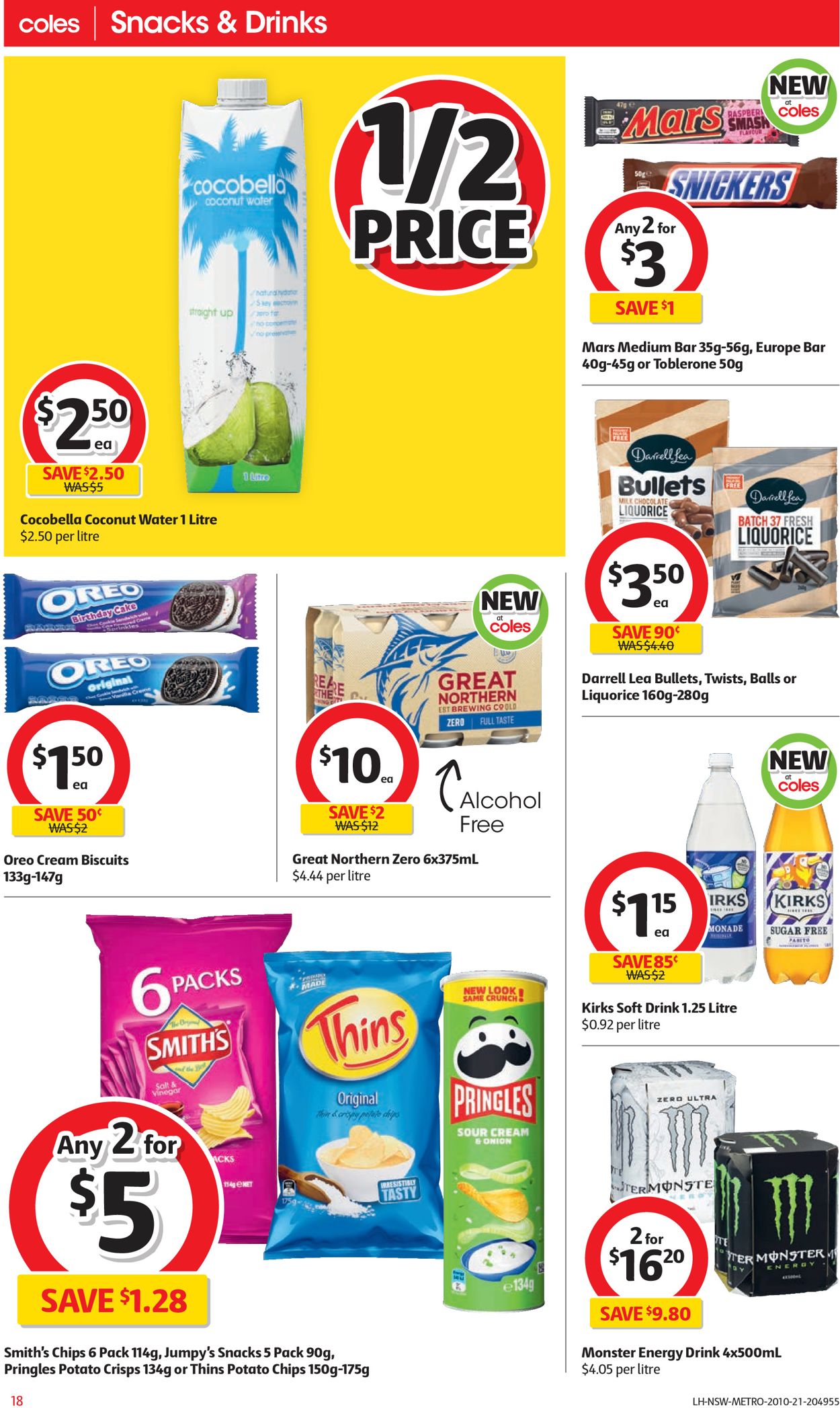 Coles Halloween 2021 Catalogue - 20/10-26/10/2021 (Page 18)
