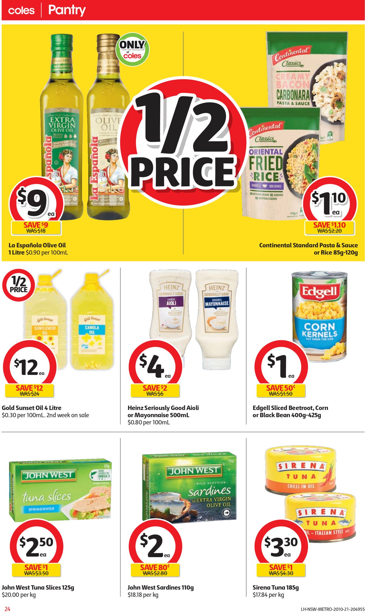 Coles Halloween 2021 Catalogue - 20/10-26/10/2021 (Page 24)