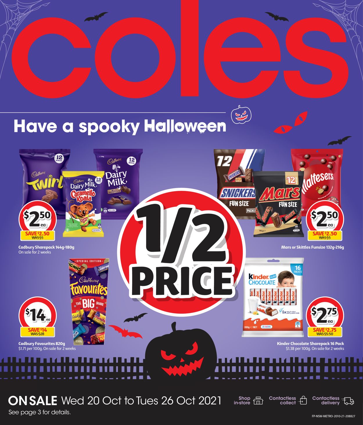 Coles Halloween 2021 Catalogue - 20/10-26/10/2021
