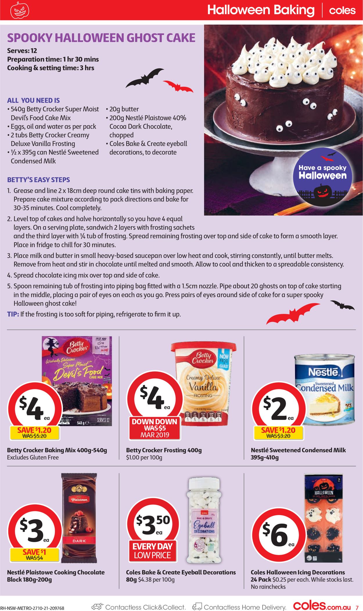 Coles HALLOWEEN 2021 Catalogue - 27/10-02/11/2021 (Page 7)