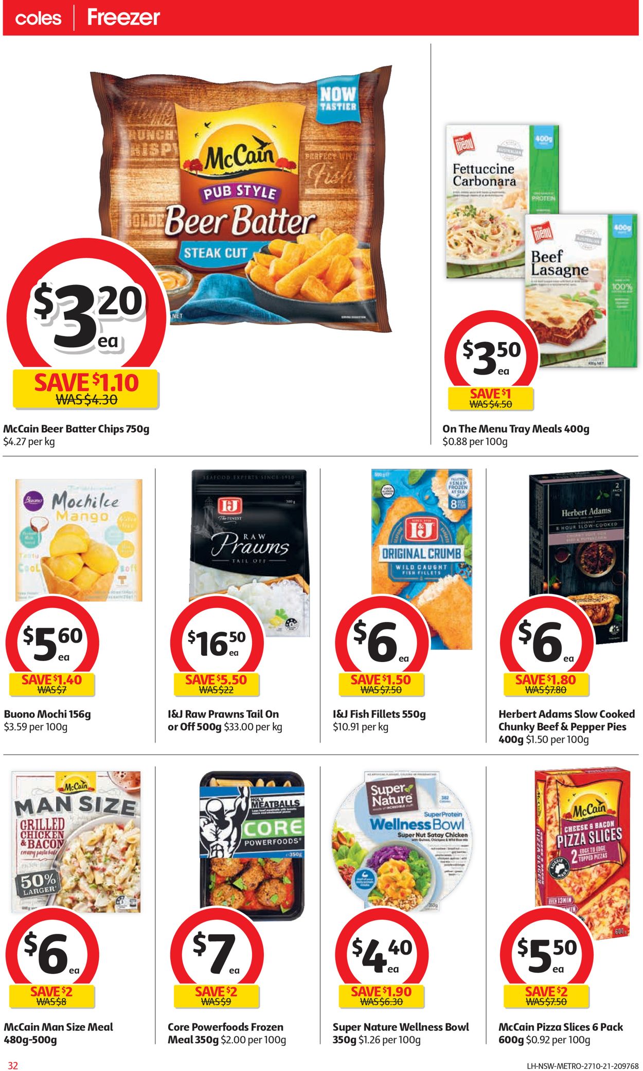 Coles HALLOWEEN 2021 Catalogue - 27/10-02/11/2021 (Page 32)