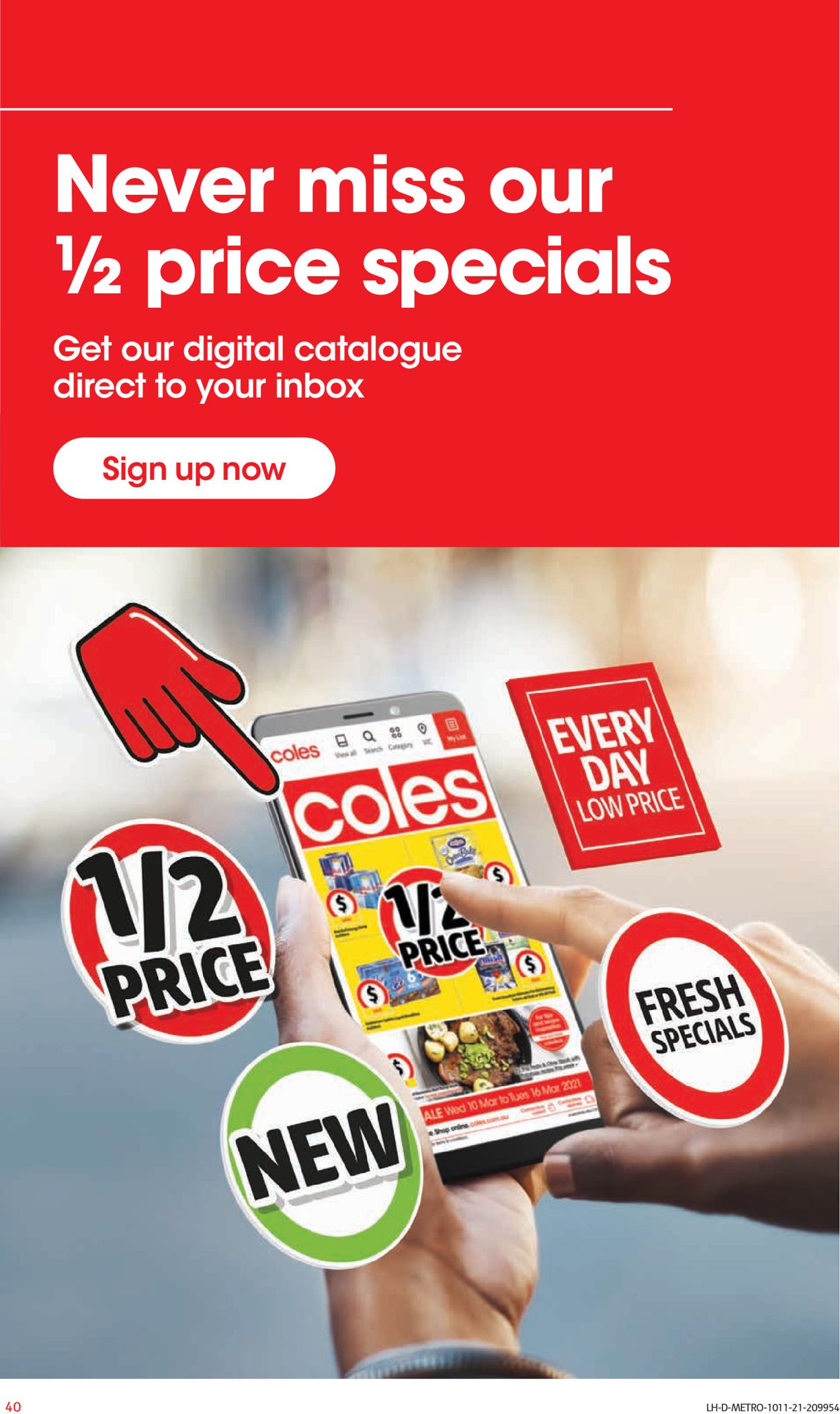Coles HOLIDAYS 2021 Catalogue - 10/11-16/11/2021 (Page 40)