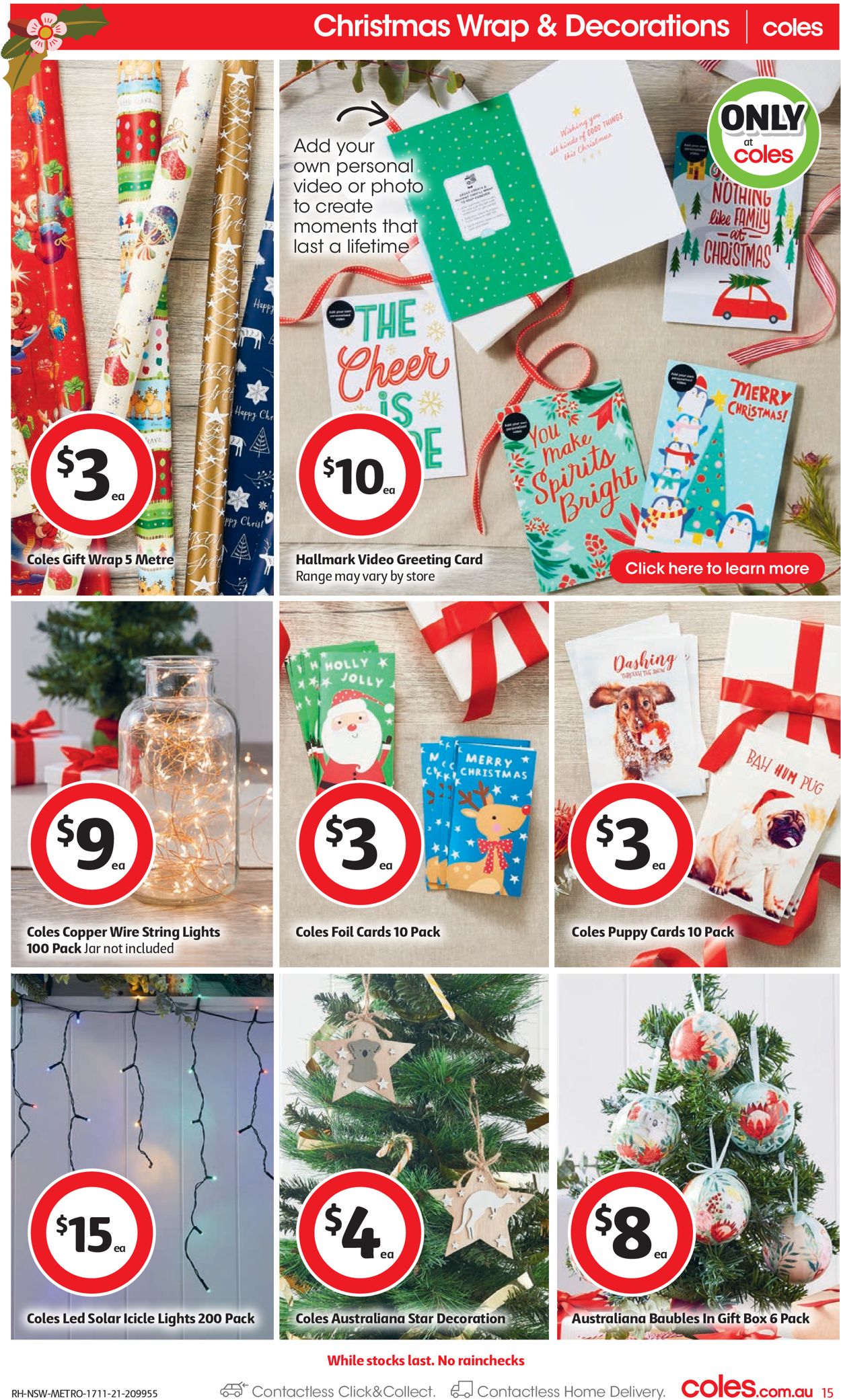 Coles HOLIDAYS 2021 Catalogue - 17/11-23/11/2021 (Page 15)